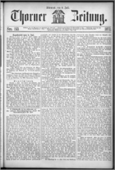 Thorner Zeitung 1872, Nro. 153