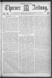 Thorner Zeitung 1872, Nro. 154
