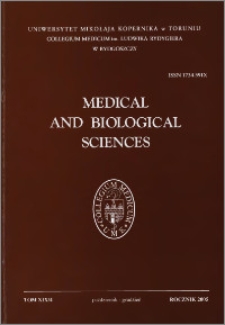 Medical and Biological Sciences 2005 tom XIX nr 4