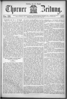Thorner Zeitung 1872, Nro. 200