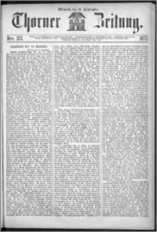 Thorner Zeitung 1872, Nro. 213