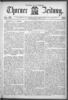 Thorner Zeitung 1872, Nro. 220