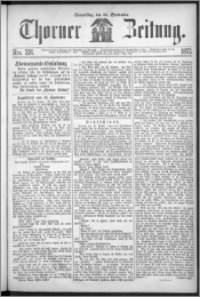 Thorner Zeitung 1872, Nro. 226