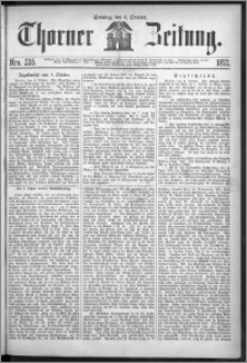 Thorner Zeitung 1872, Nro. 235 + Extra Beilage