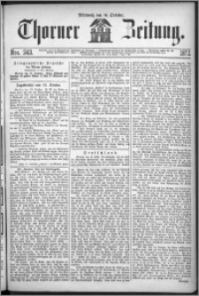 Thorner Zeitung 1872, Nro. 243
