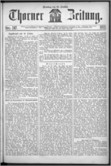 Thorner Zeitung 1872, Nro. 247