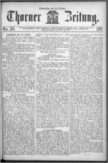 Thorner Zeitung 1872, Nro. 250