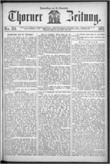Thorner Zeitung 1872, Nro. 274