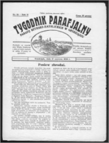Tygodnik Parafjalny 1934, R. 2, nr 25