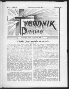Tygodnik Parafjalny 1935, R. 3, nr 1