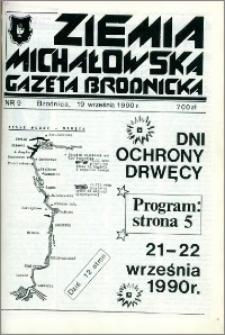 Ziemia Michałowska : Gazeta Brodnicka R. 1990, Nr 9 (9)