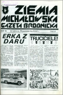 Ziemia Michałowska : Gazeta Brodnicka R. 1990, Nr 10 (10)