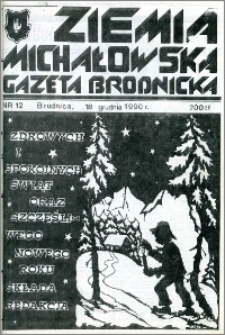 Ziemia Michałowska : Gazeta Brodnicka R. 1990, Nr 12 (12)