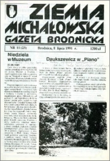 Ziemia Michałowska : Gazeta Brodnicka R. 1991, Nr 11 (23)
