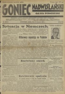 Goniec Nadwiślański : Głos Pomorski : niezależne pismo poranne poświęcone sprawom stanu średniego : 1932.08.19, R. 8 nr 189