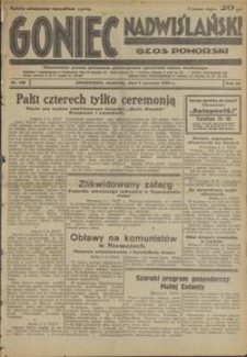 Goniec Nadwiślański : Głos Pomorski : niezależne pismo poranne poświęcone sprawom stanu średniego :1933.06.04, R. 9 nr 128