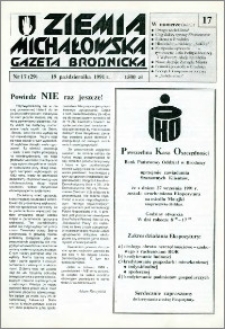 Ziemia Michałowska : Gazeta Brodnicka R. 1991, Nr 17 (29)