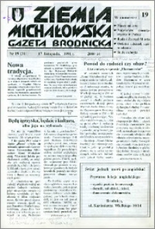Ziemia Michałowska : Gazeta Brodnicka R. 1991, Nr 19 (31)