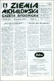 Ziemia Michałowska : Gazeta Brodnicka R. 1991, Nr 20 (32)