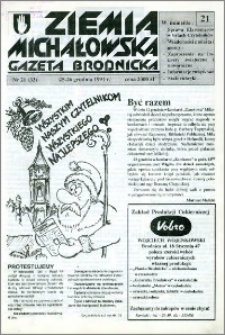 Ziemia Michałowska : Gazeta Brodnicka R. 1991, Nr 21 (33)