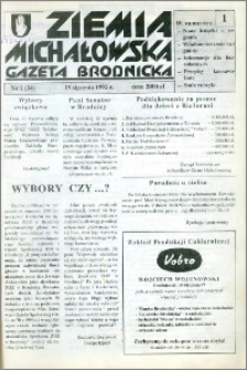 Ziemia Michałowska : Gazeta Brodnicka R. 1992, Nr 1 (34)