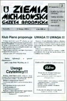 Ziemia Michałowska : Gazeta Brodnicka R. 1992, Nr 2 (35)