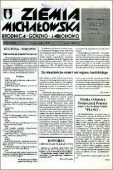 Ziemia Michałowska : Brodnica-Górzno-Jabłonowo R. 1993, Nr 1 (58)
