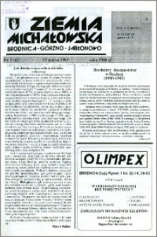 Ziemia Michałowska : Brodnica-Górzno-Jabłonowo R. 1993, Nr 5 (62)