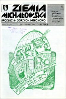 Ziemia Michałowska : Brodnica-Górzno-Jabłonowo R. 1993, Nr 7/8 (64/65)
