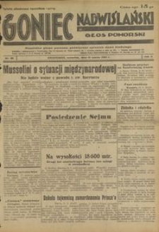 Goniec Nadwiślański : Głos Pomorski : niezależne pismo poranne poświęcone sprawom stanu średniego :1934.03.15, R. 10 nr 60