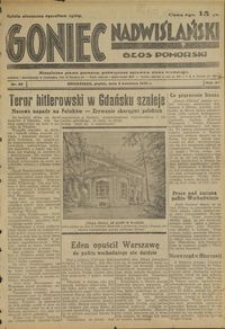 Goniec Nadwiślański : Głos Pomorski : niezależne pismo poranne poświęcone sprawom stanu średniego : 1935.04.05. R. 11, nr 80