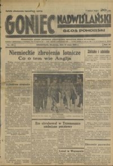 Goniec Nadwiślański : Głos Pomorski : niezależne pismo poranne poświęcone sprawom stanu średniego : 1935.05.12, R. 11 nr 110