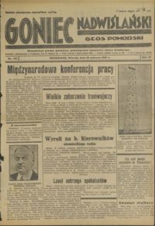 Goniec Nadwiślański : Głos Pomorski : niezależne pismo poranne poświęcone sprawom stanu średniego : 1935.06.18, R. 11 nr 139