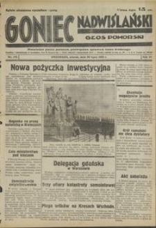 Goniec Nadwiślański : Głos Pomorski : niezalezne pismo poranne poświęcone sprawom stanu średniego : 1935.07.30, R. 11 nr 173