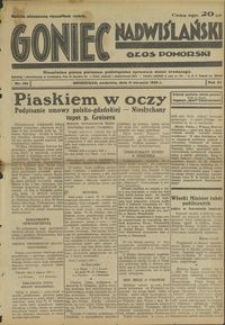 Goniec Nadwiślański : Głos Pomorski : niezależne pismo poranne poświęcone sprawom stanu średniego : 1935.08.11, R. 11 nr 184