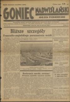 Goniec Nadwiślański : Głos Pomorski : niezależne pismo poranne poświęcone sprawom stanu średniego1936.01.16, R. 12 nr 12