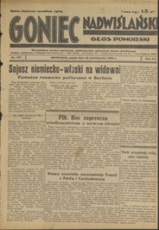 Goniec Nadwiślański : Głos Pomorski : niezależne pismo poranne poświęcone sprawom stanu średniego : 1936.10.23, R. 12 nr 247