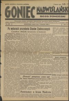 Goniec Nadwiślański : Głos Pomorski : niezależne pismo poranne poświęcone sprawom stanu średniego : 1936.11.06, R. 12 nr 260