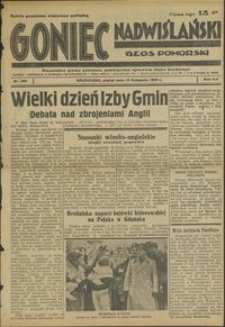 Goniec Nadwiślański : Głos Pomorski : niezależne pismo poranne poświęcone sprawom stanu średniego : 1936.11.13, R. 12 nr 265