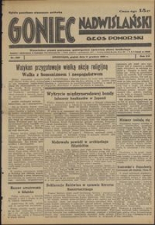 Goniec Nadwiślański : Głos Pomorski : niezależne pismo poranne poświęcone sprawom stanu średniego : 1936.12.11, R. 12 nr 288