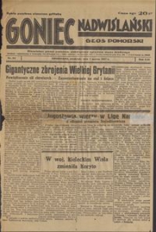 Goniec Nadwiślański : Głos Pomorski : niezależne pismo poranne poświęcone sprawom stanu średniego : 1937.03.07, R. 13 nr 54