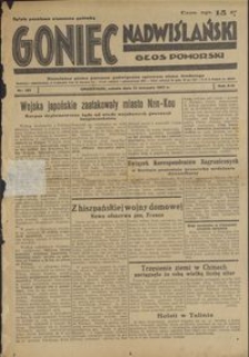 Goniec Nadwiślański : Głos Pomorski : niezależne pismo poranne poświęcone sprawom stanu średniego : 1937.08.14, R. 13 nr 185