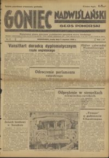 Goniec Nadwiślański : Głos Pomorski : niezależne pismo poranne poświęcone sprawom stanu średniego : 1938.01.05, R. 14 nr 3