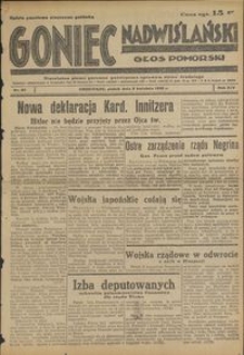 Goniec Nadwiślański : Głos Pomorski : niezależne pismo poranne poświęcone sprawom stanu średniego : 1938.04.08 ZR. 14 nr 82