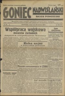 Goniec Nadwiślański : Głos Pomorski : niezależne pismo poranne poświęcone sprawom stanu średniego : 1938.04.26 R. 14 nr 96