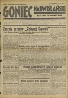 Goniec Nadwiślański : Głos Pomorski : niezależne pismo poranne poświęcone sprawom stanu średniego : 1938.04.29 R. 14 nr 99