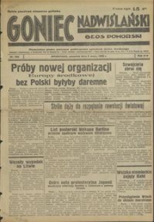 Goniec Nadwiślański : Głos Pomorski : niezależne pismo poranne poświęcone sprawom stanu średniego : 1938.05.05 R. 14 nr 103
