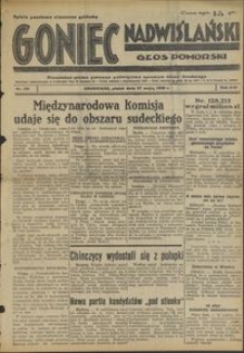 Goniec Nadwiślański : Głos Pomorski : niezależne pismo poranne poświęcone sprawom stanu średniego : 1938.05.27. R. 14, nr 121