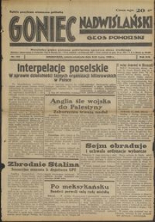 Goniec Nadwiślański : Głos Pomorski : niezależne pismo poranne poświęcone sprawom stanu średniego : 1938.07.09/10. R. 14, nr 155