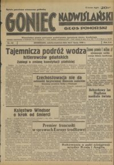 Goniec Nadwiślański : Głos Pomorski : niezależne pismo poranne poświęcone sprawom stanu średniego : 1938.07.16/17. R. 14, nr 161
